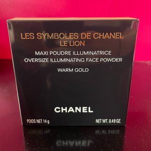 Chanel Oversize Illuminating Face Powder in Warm Gold Le Lion 0.49oz